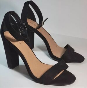 TORRID open toe ankle strap heels 10 Wide